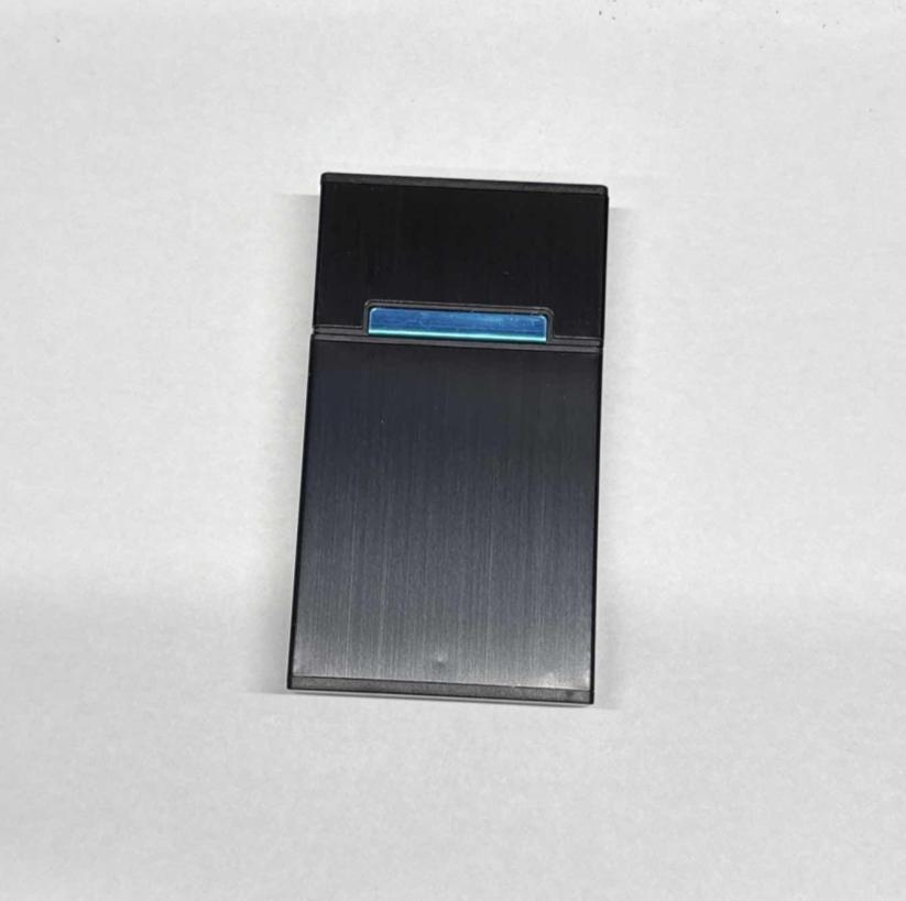 Cigarette Case Storage Boxes Long Aluminum Alloy Cigarette Holder Portable Cigarette Organization Box for Outdoor Travel