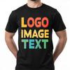 Bespoke Summer Fashion Tshirt For Her Logo Image Text Pattern Print Short Sleeve Logo Here Breathable Oneck Tee Shirt