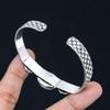 925 Sterling Silver K2 Jasper Gemstone Handcrafted Anniversary Bangle Jewelry