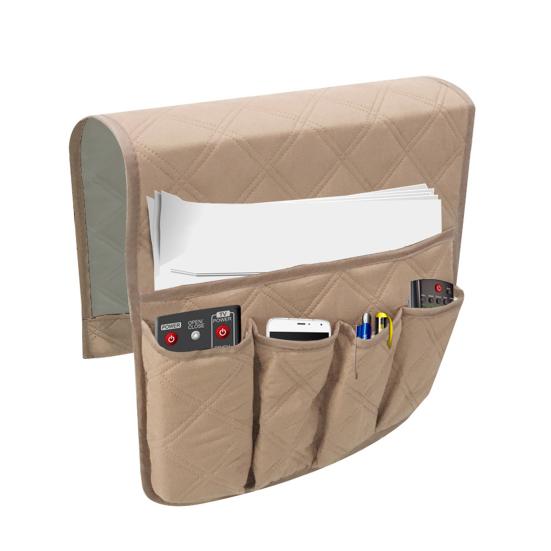Waterproof Sofa Armrest Storage Organizer 5 Pockets for Phone Book Magazines