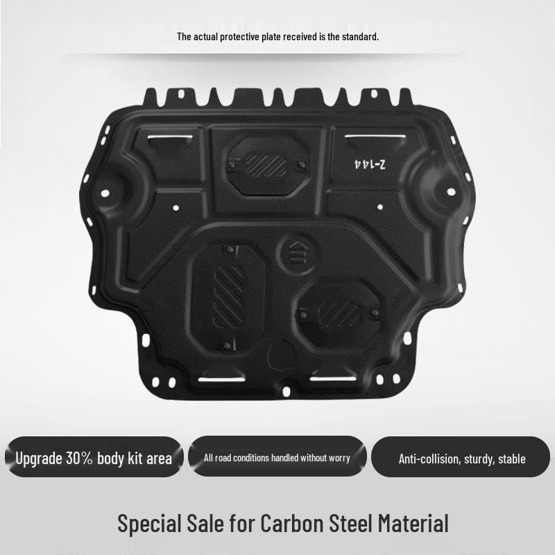 Compatible Splash Guard for Wuling Hongguang S1/S3, Hongguang PLUS, MINI, and Hongguang V Chassis. Engine Screws - 3D Carbon Steel Full Coverage