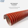 ZFXAF Red Silicone High-Temperature Air Duct