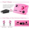 Handheld Nail Drill Machine 30000rpm Professional Nail Drill Electric Nail File Kits for Nail Shaping Buffing Gel Nails