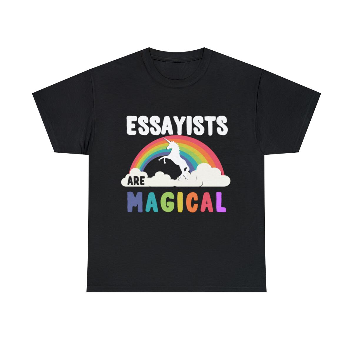 Essayists Are Magical Graphic Tee Shirt, S-5XL XXXXL