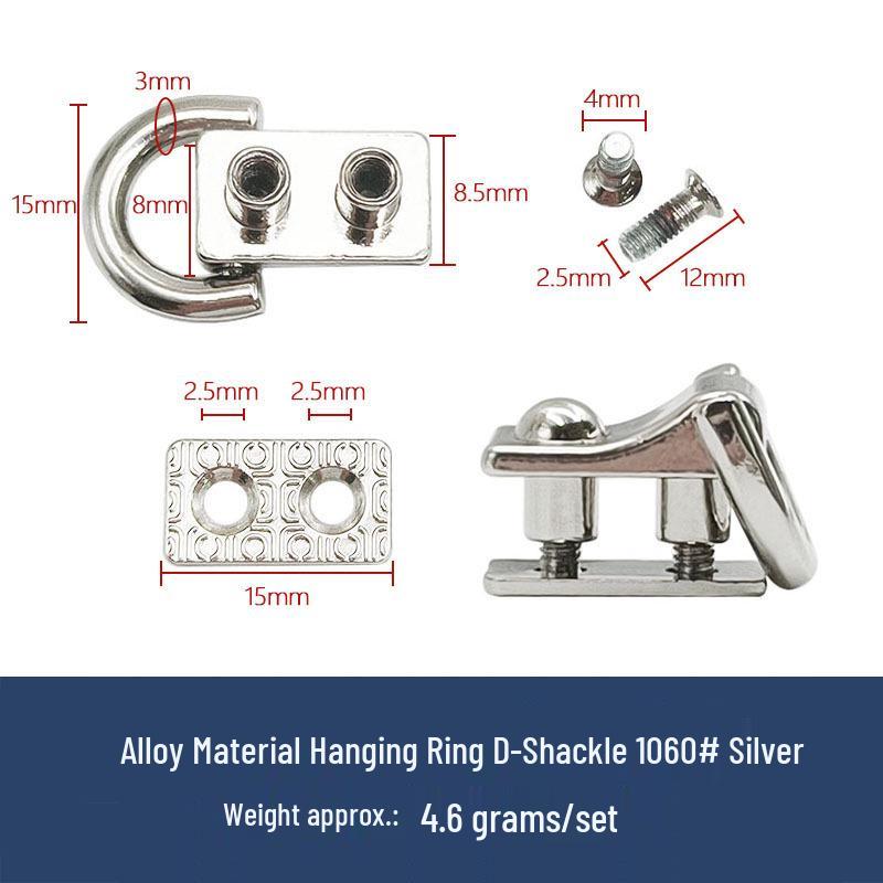 Taschen- und Gepäckzubehör: Ringe, Mönchskopf, Nippelstecker, DIY Lederschnallen, Schraubnieten