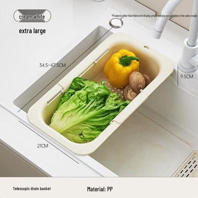 Wutuo Retractable Kitchen Sink Drainer Basket