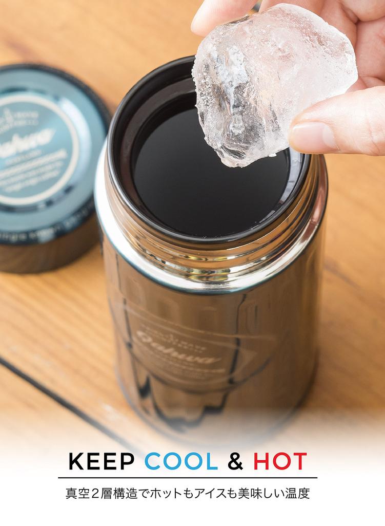 CB Japan QAHWA Coffee Bottle, Brown, 420ml, Direct Drinking