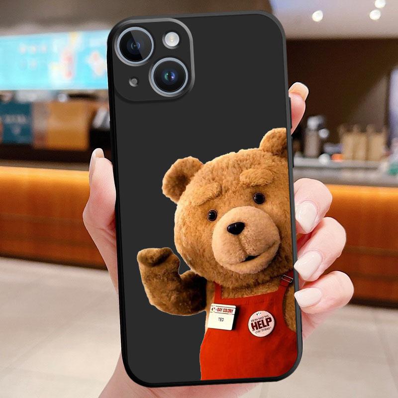 Cartoon Astronaut Bär Handyhülle für Redmi 6 7 8 9T 9C 10A K40 Pro K50 8A 7A 10C 9A 9 10 K50 Gaming 6 Silikon Schwarze Hülle Abdeckung
