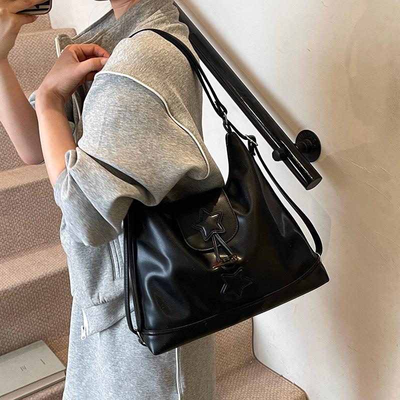 Tote bag women's 2025 new large-capacity commuter backpack casual multi-functional shoulder messenger bag travel backpack