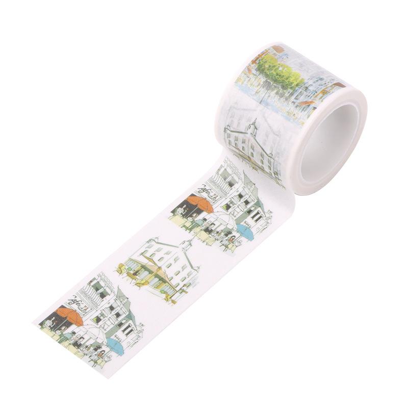 1 Roll Vintage Washi Tape Cute Colorful Art Decoration Diy Scrapbooking Masking Tape Japanese Stationery Stickers