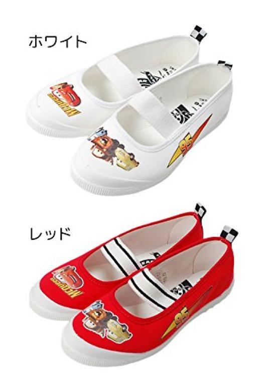 Disney Volleyball Cars Indoor Made in DN05 Volleyballgrößen Schuhe, Japan, Kinderschuhe, Rot, 14-19cm, 2E, 17.0cm