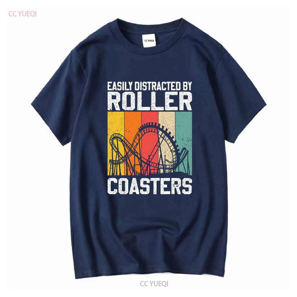Theme Park Quote For A Lover T Shirt Roller Coaster Addict Rollercoaster Funny Amuseunisext Long Or Short Sleeves Vintage Washed
