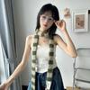 Subculture Y2K Striped Scarf Gothic Punk Choker Streamer Trendy Narrow Long Scarf  Girl