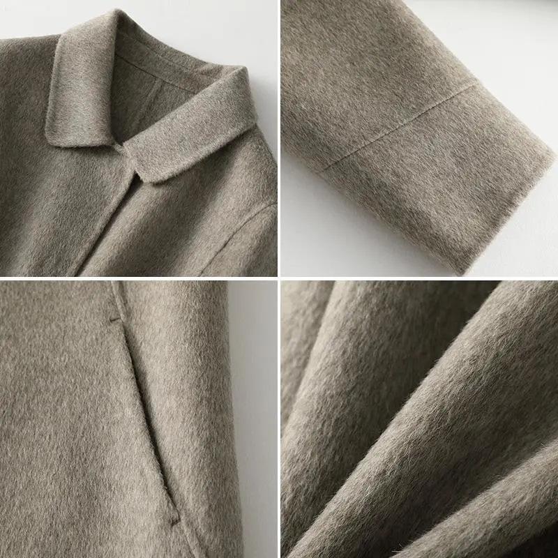 2023 Autumn/Winter Chic Loose Casual Slimming Wool Coat - Versatile & Stylish