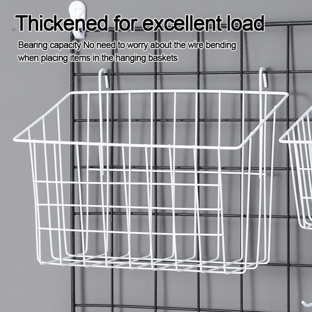 Strong Load Bearing Grid hanging basket Hanging Hook Grocery rack  Grid Panel Accessories