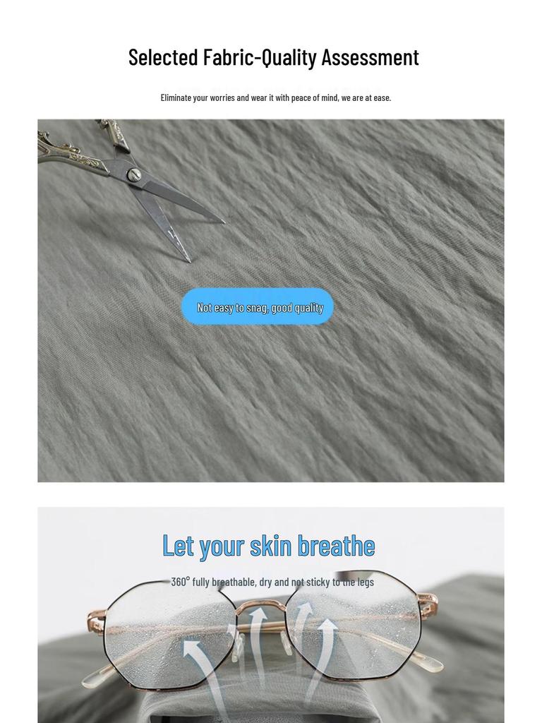 Ice Silk Women's High-Waist Wide Leg Pants - Summer 2025, Thin Apricot Drapey Style