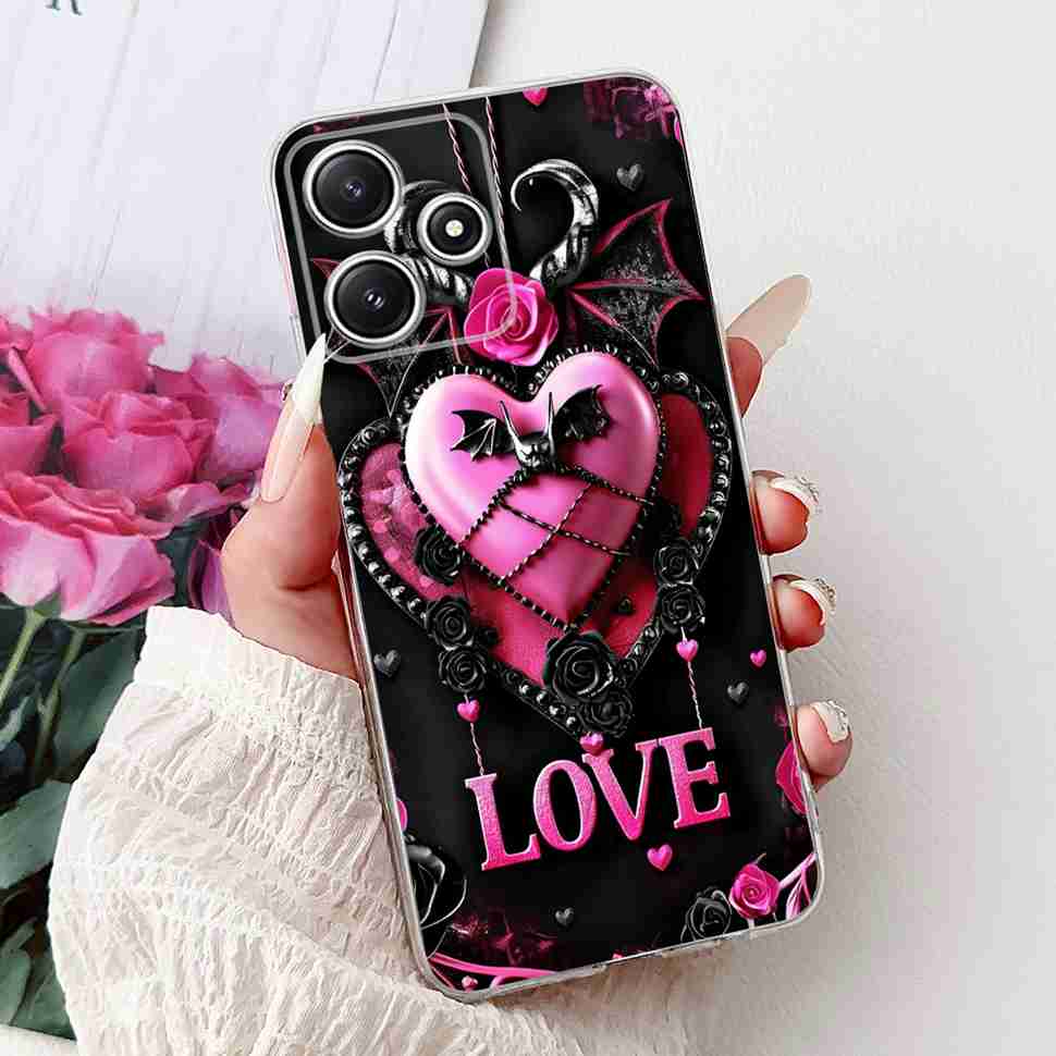 For Xiaomi Redmi Note 12R 5G Case Summer Little Daisy Lemon Soft Silicone TPU Cases For Redmi Note12R NOTE12R 23076RA4BC Shell
