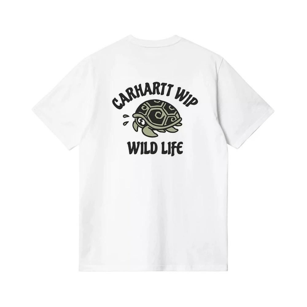 Carhartt WIP Classic Letter Logo Cartoon Turtle Pattern Printed Oversized T-Shirt Men Tops CHXTEI036253Q