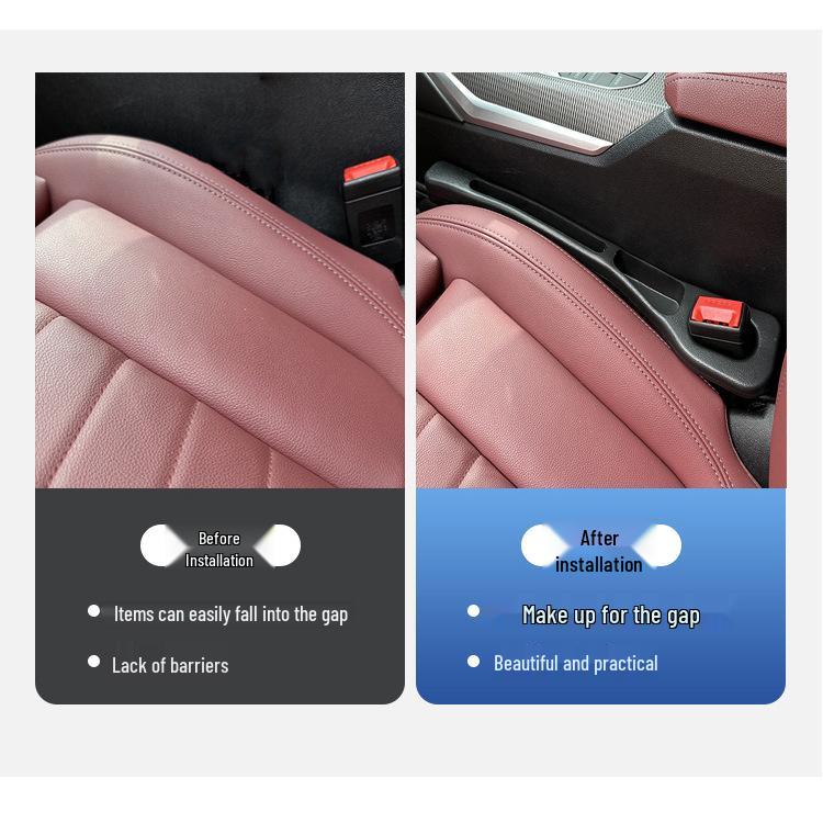 Universal Car Seat Gap Filler: Leakproof, Anti-Drop Storage Strip