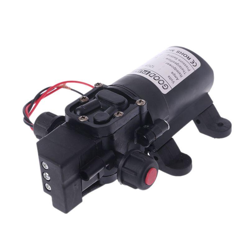 DC 12V 130PSI 6L/Min Water High Pressure Diaphragm Self Priming Pump 70W New Drop Shipping