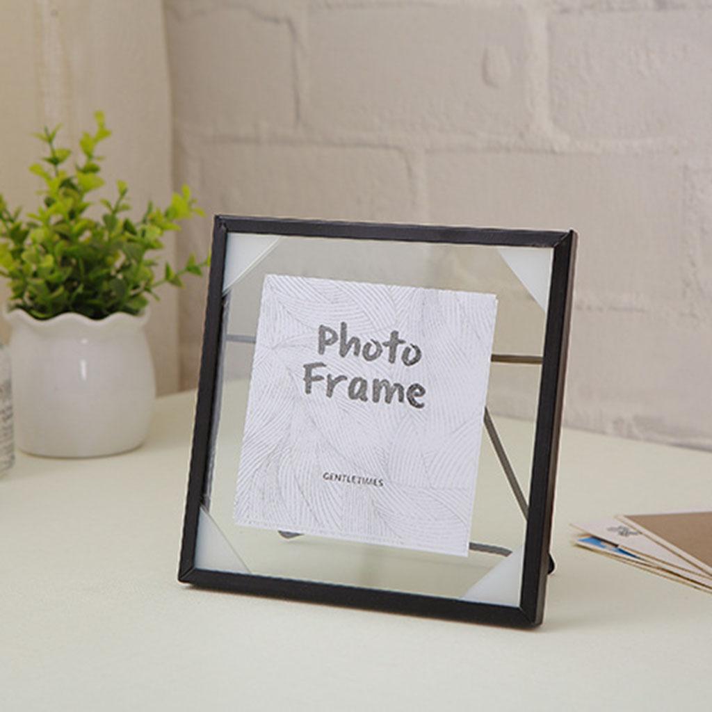 Modern Photo Frame Ornate Photo Frame Picture Frame Metal Floating Glass Artwork