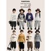 Boys' Solid Loose Fit Casual Sweatpants