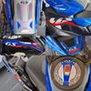 2024 BMW R1300GS Motorcycle 3D Epoxy Resin Red Blue Waterproof Sticker Kit