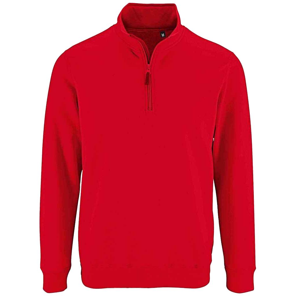 Mens Stan Zip Standing Collar Jumper