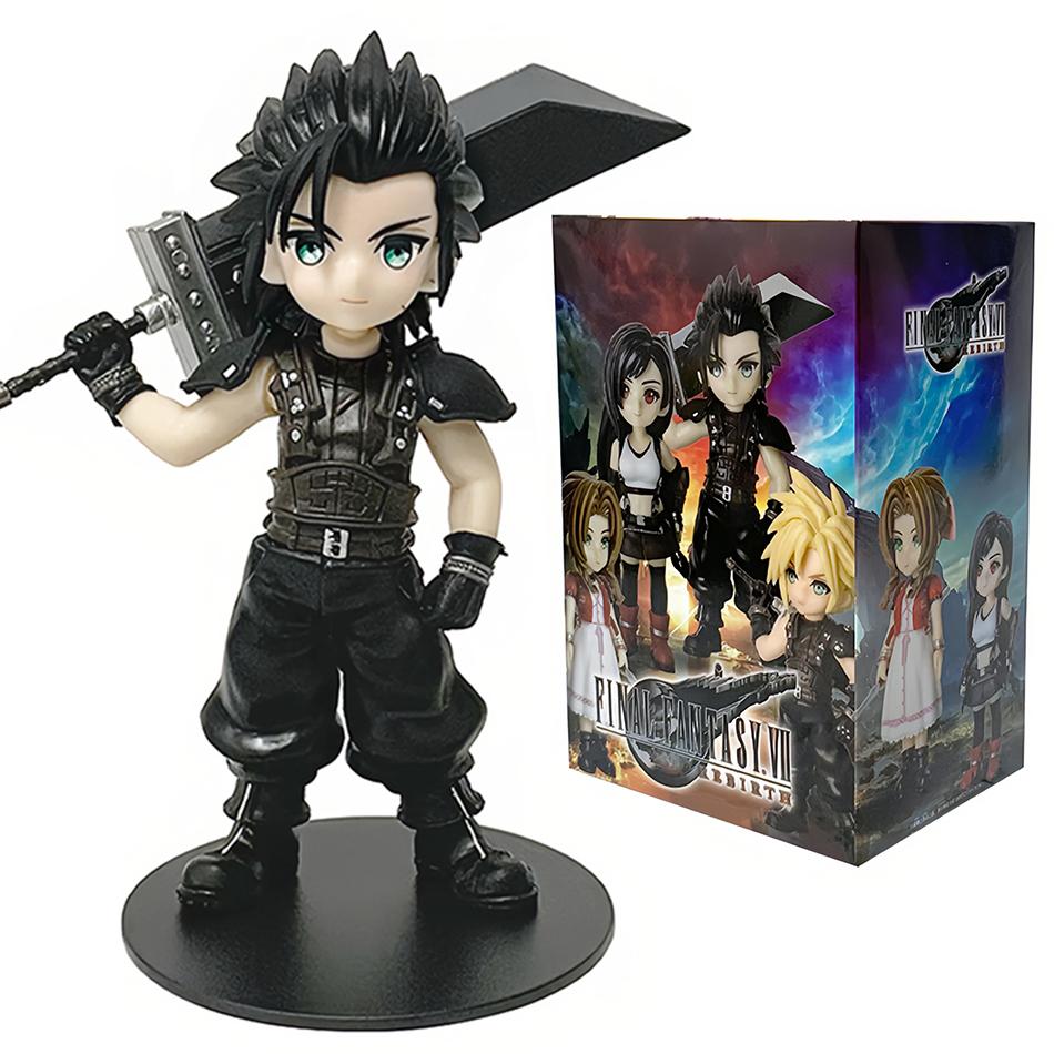 Fantasy 7 Anime Version Q Personnage Tifazak Scroud Alice Modèle en PVC Fait Main Produit Dérivé d'Anime Modèle de Dessin Animé Jouet pour Enfants Cadeau
