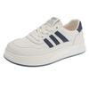 Leather platform white shoes spring new versatile soft sole not tired feet women's shoes casual sports shoes board shoes