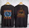 Vintage 1992 Def Leppard Concert Adrenalize 1992 World Tour T-shirt, Size S-5XL