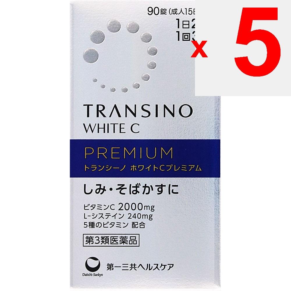 Daiichi Sankyo Healthcare Transino White C Premium 90 Tablets Cysteine Products Amino Acid Preparations Efficacy: Dark Spots (limited To Melasma) Cyst