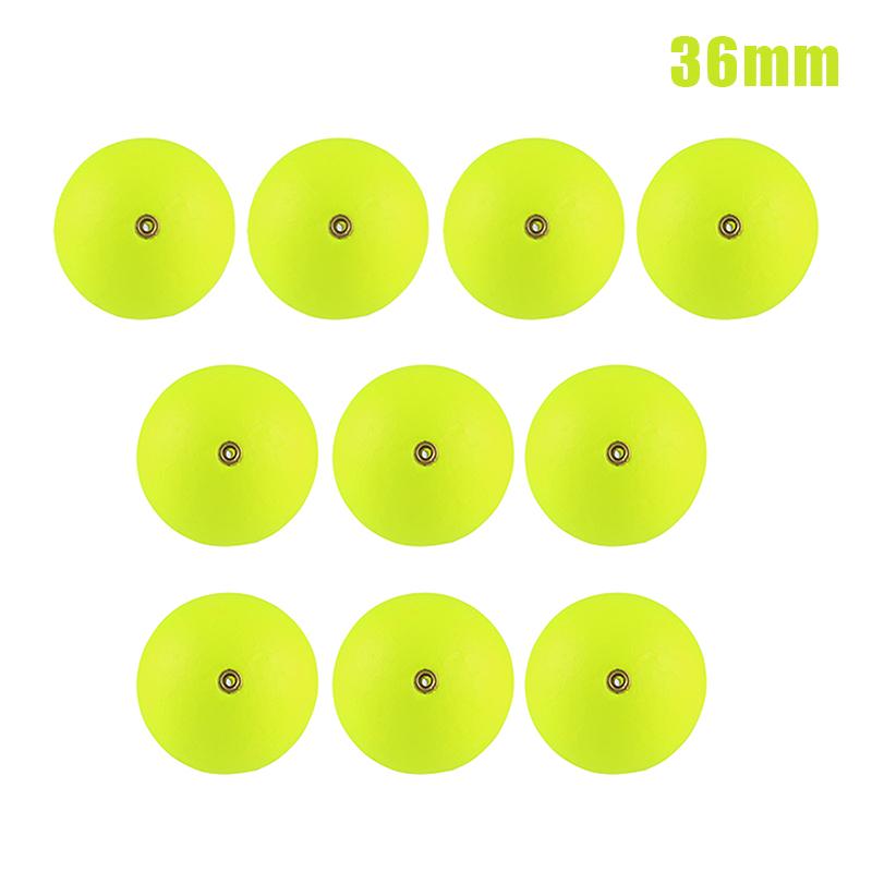 10Pcs Eps Float Ball Foam Ball Eye-Catching Beans Hard Fishing Float Buoyancy Ball Outdoor Floating Fishing Tackle 15Mm-36Mm
