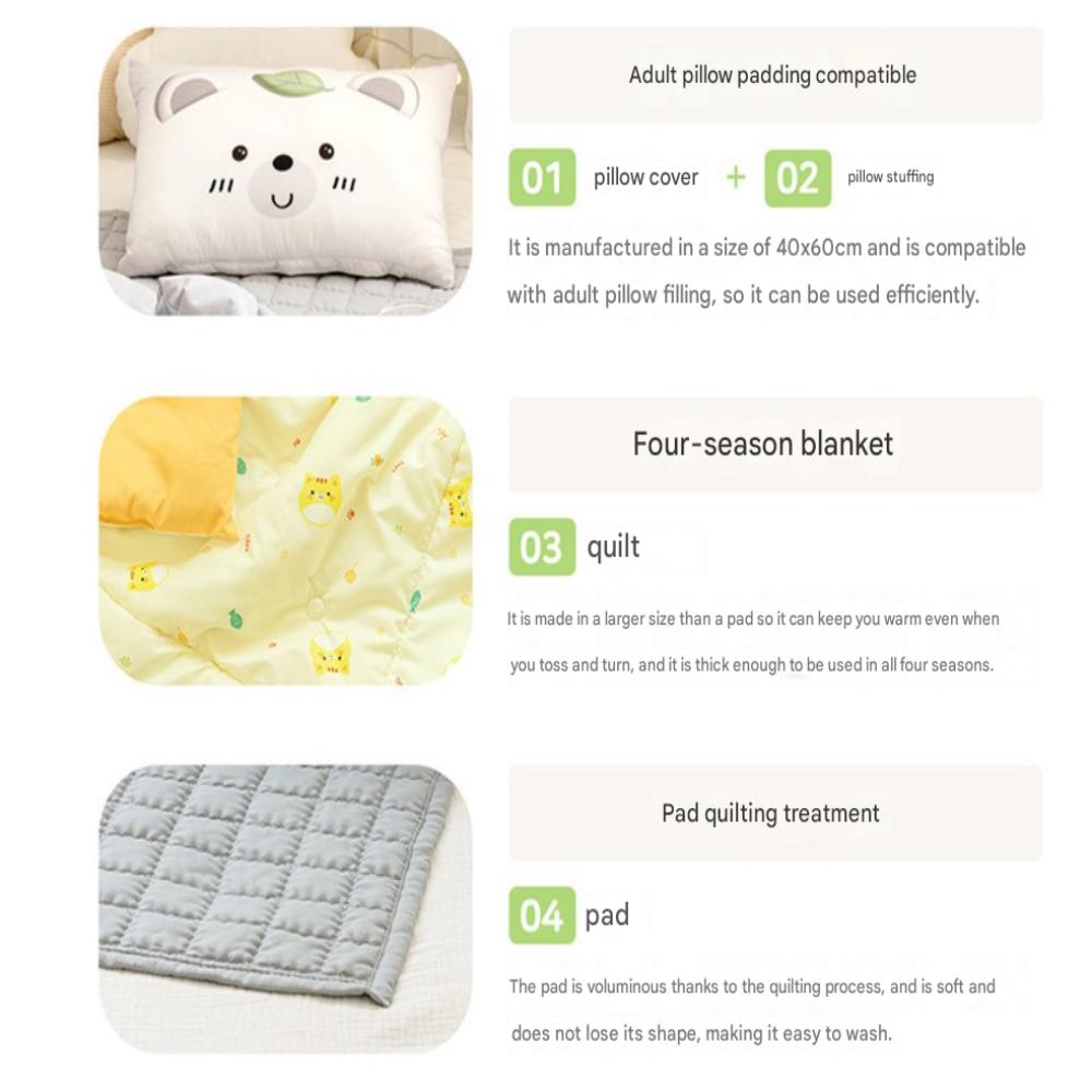 Eco-Friendly Antibacterial Detachable Child Nap Blanket