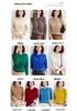 Women's Oversized Hooded Knit Sweater - Cozy Autumn/Winter Drawstring Pullover, Versatile Solid Color.