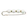 Alloy Brooch Pin Wear-Resistant Anti-Rust Elegant Imitation Stone Design Lapel Pin Sweaters Dresses Hats Bags Badge Clothes Accessories