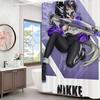 Goddess Of Victory Nikke Shower Curtain Bath Curtain Print Polyester Fabric Waterproof Bathroom Curtains With Hooks Bath Screen