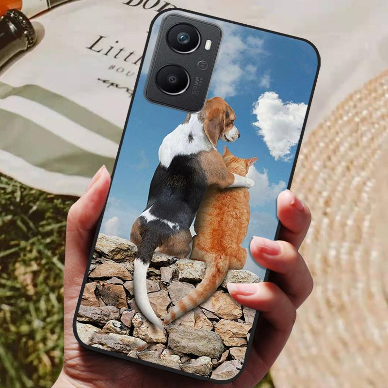 For Oppo A96 4G Case Phone Cover Soft Silicone TPU Back Cases for OppoA96 4G Case 6.51'' CPH2333 Coques for OPPOA96 A 96 Global
