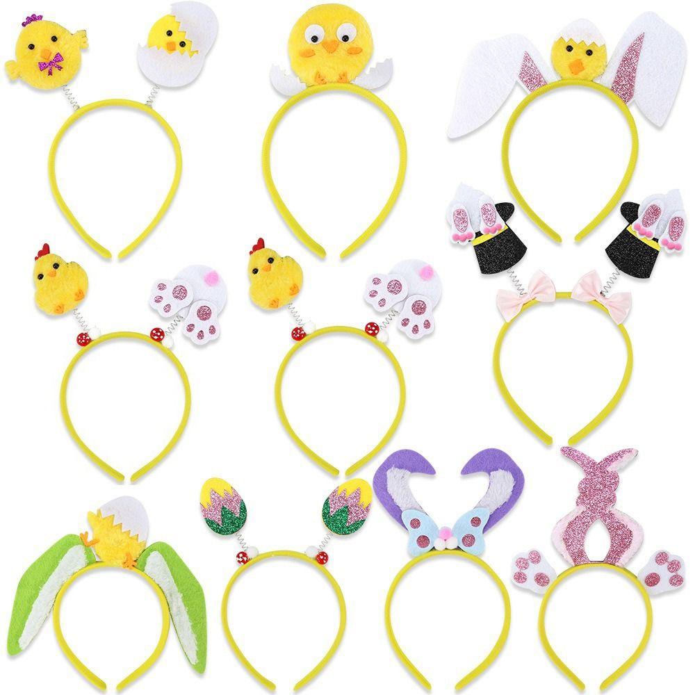 Cute Easter Headband Cartoon Easter Headdress  Holiday Decorations