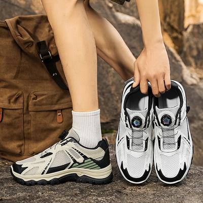 Męskie Buty Outdoorowe do Turystyki, Wspinaczki Górskiej, Biegania - Oddychające, Odporne na Zapachy, Antypoślizgowe, Odporne na Ścieranie, Codzienne, Wszechstronne