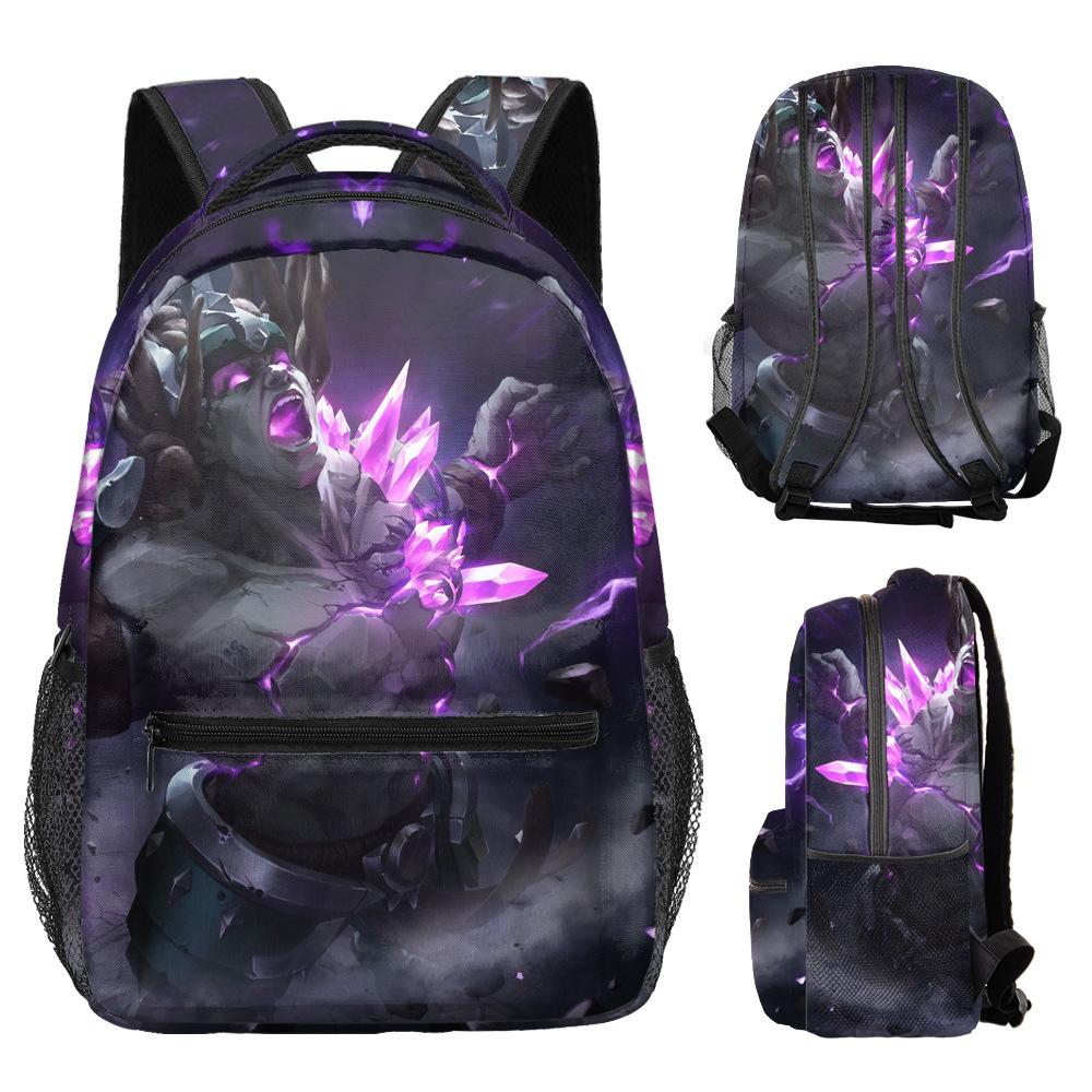 Harajuku Novelty Kpop Youthful School Bags Unisex Paladins Travel Bags 3D Print Oxford Waterproof Notebook Shoulder Backpacks