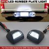 LED License Plate Lights for Chevrolet Silverado 1500 2500 3500 Avalanche GMC Sierra Suburban Tahoe Cadillac Escalade