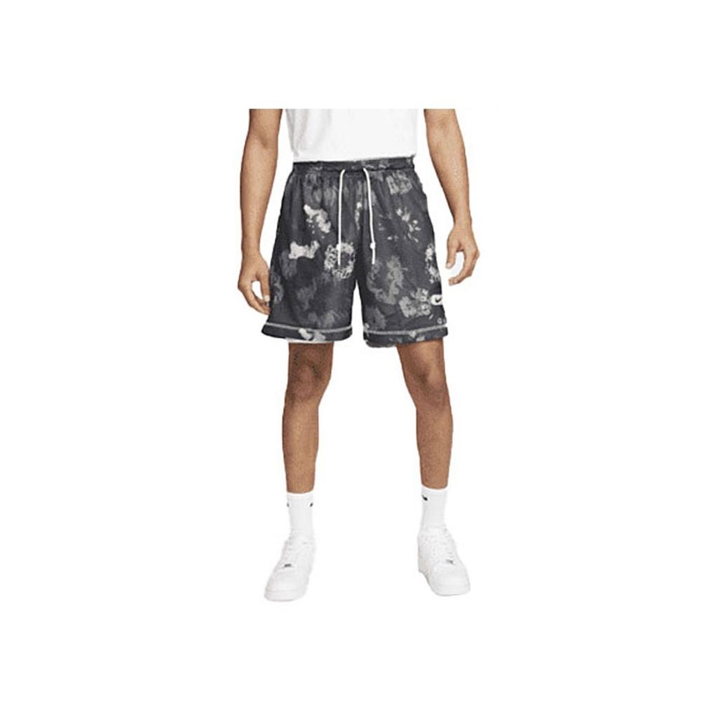 Nike Standard Issue Floral Graffiti Print Reversible Loose Fit Moisture Wicking Quick Dry Sports Casual Basketball Shorts Men shorts Black DH7387-050