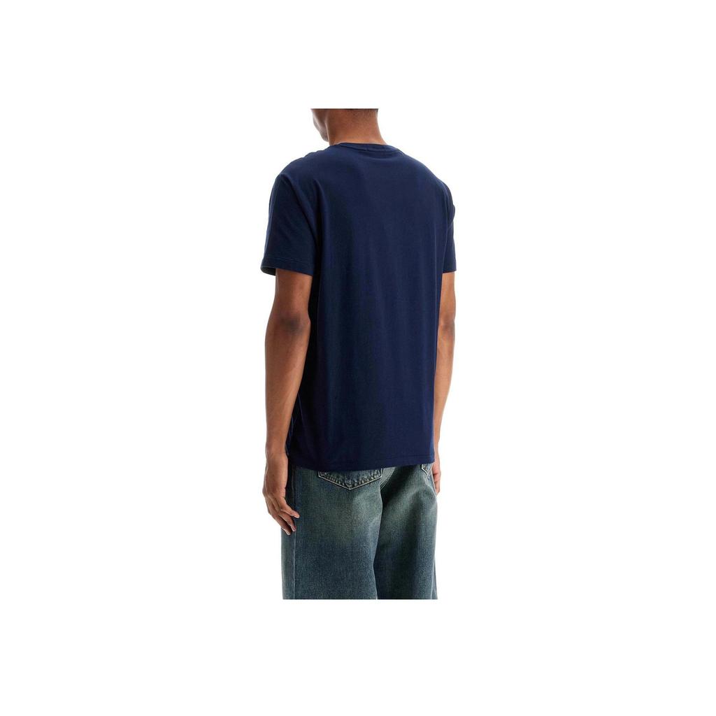 Polo Ralph Lauren Lettered Pullover Crew Neck Short Sleeve T-Shirt Men Tops Blue 710961130-001