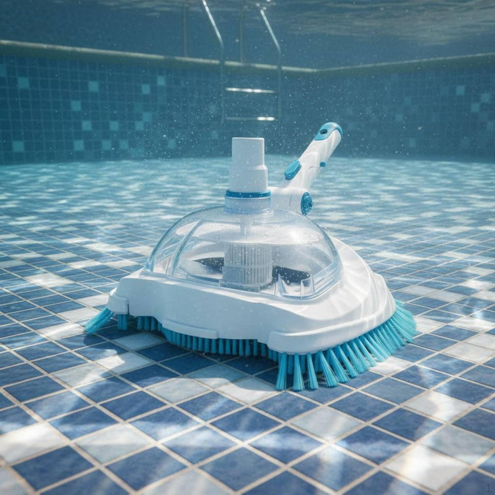 Manual Pool Vacuum Head Easy to Install Brush