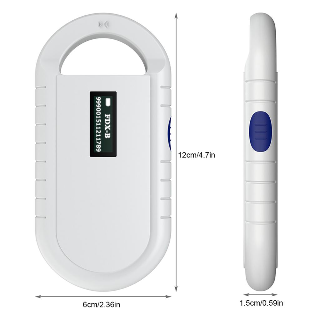 Portable Handheld Animal Chip Reader Pet Microchip Scanner Universal RFID Reader