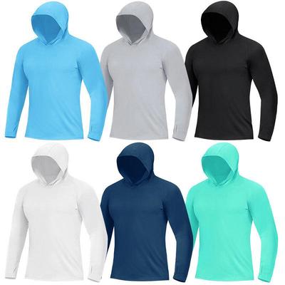 Men's Sun Protection Long Sleeve Fitness Hoodie