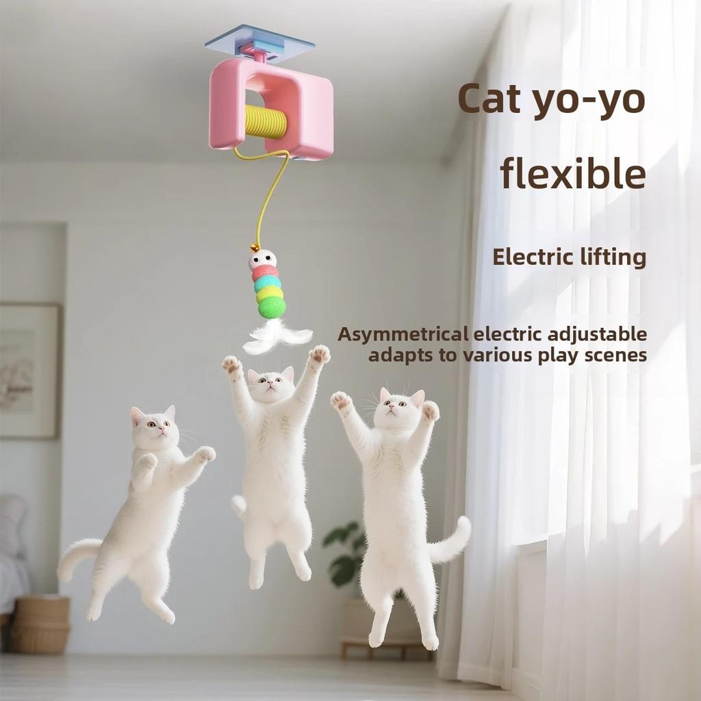 Cat Yo-Yo Electric Smart Door Hanging Toy Cat Toy Self-entertainment and Fun Cat Amusement Artifact