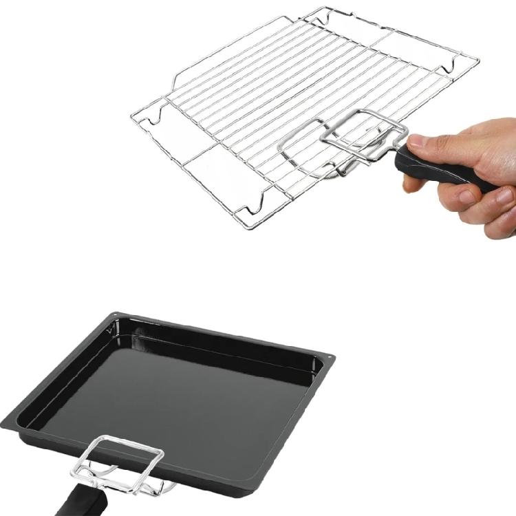 2Pcs Tray Extractor for Air Fryers Grills Extractor for Kitchen Oven Rack Pullers