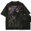 Dark Souls Lordo Sepolcrale Nito & Falò Lavaggio Vintage Oversize Unisex Streetwear T-shirt Donna e Uomo